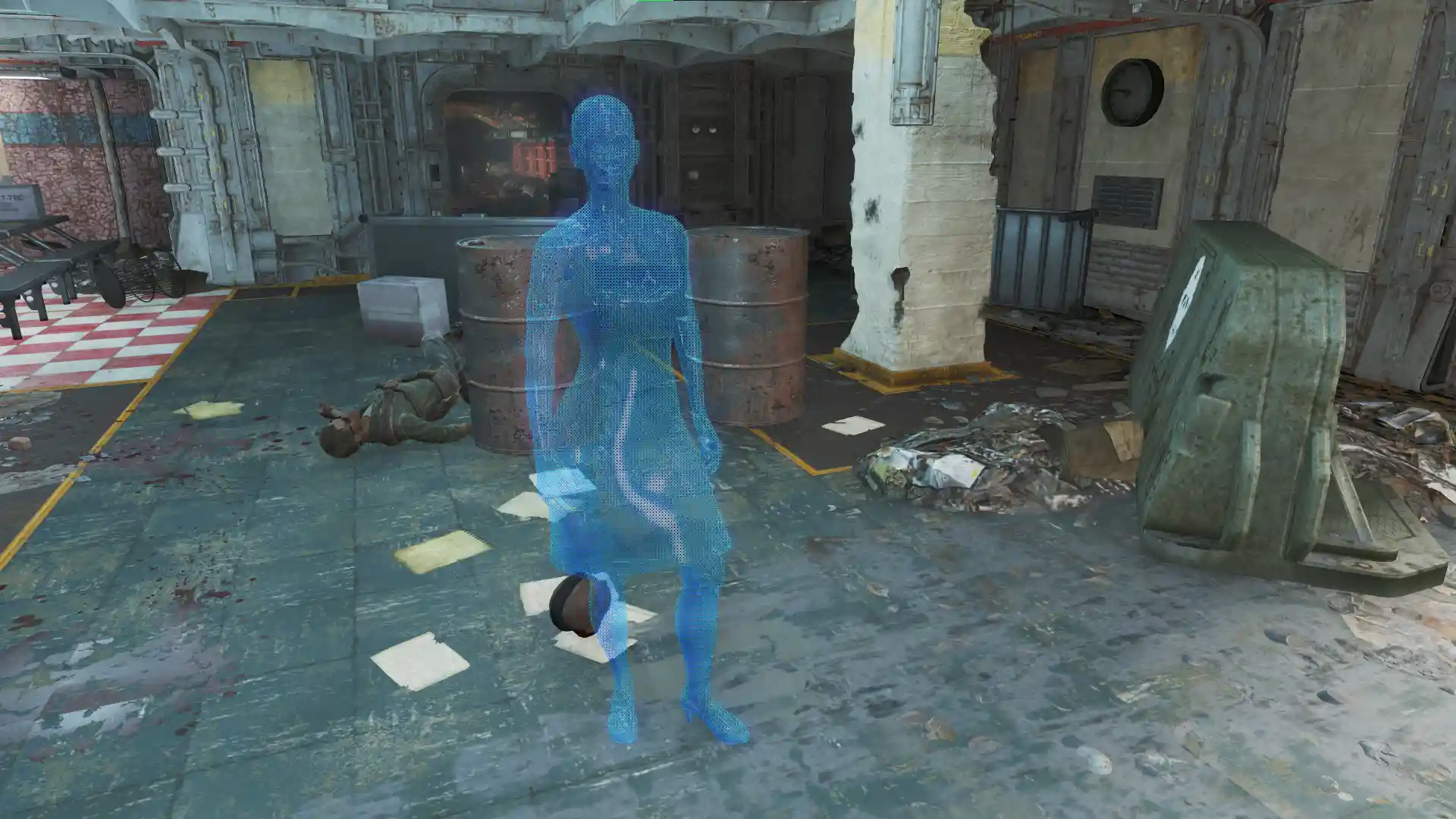 Blue Hologram