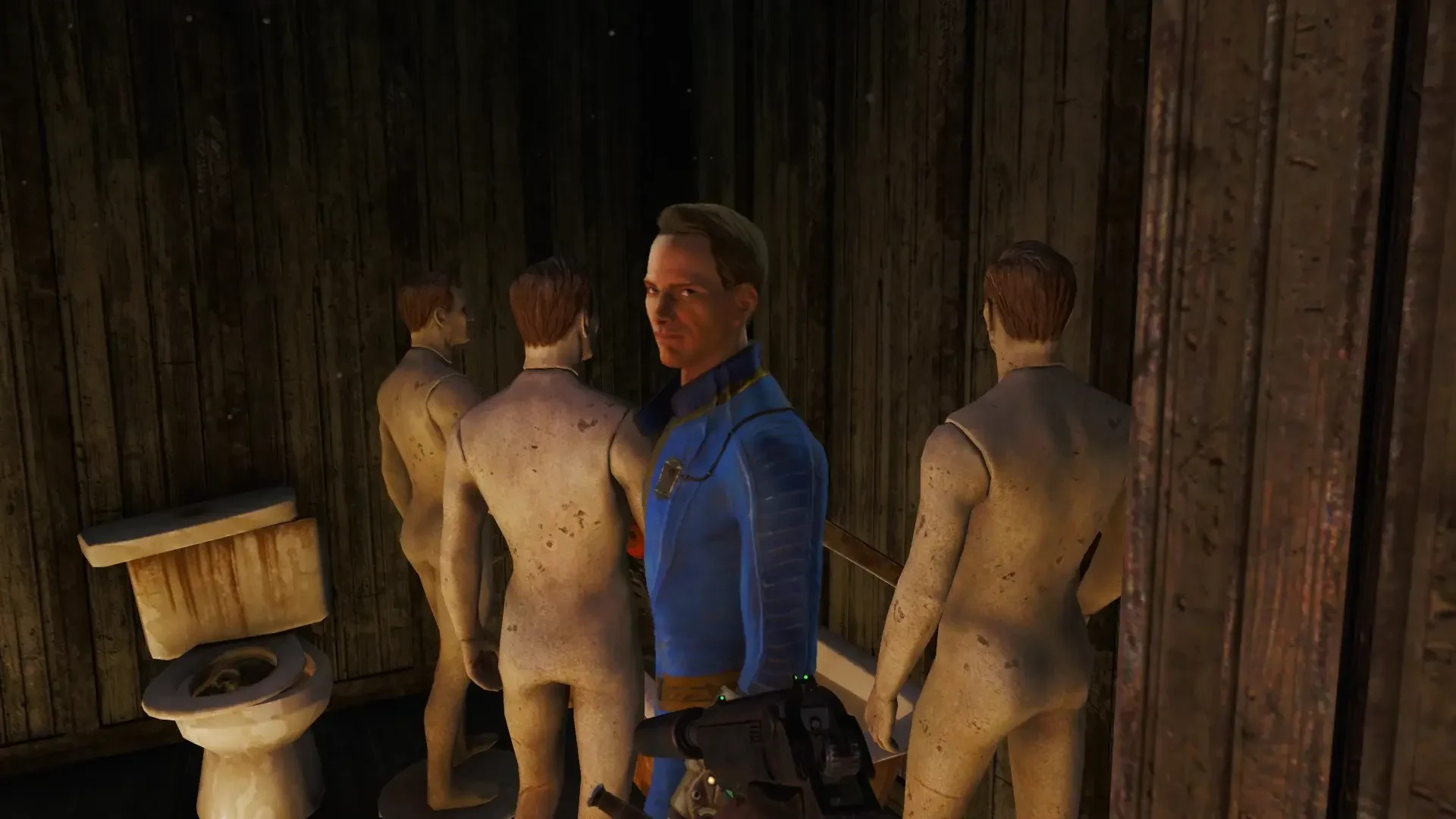 Gary turning around