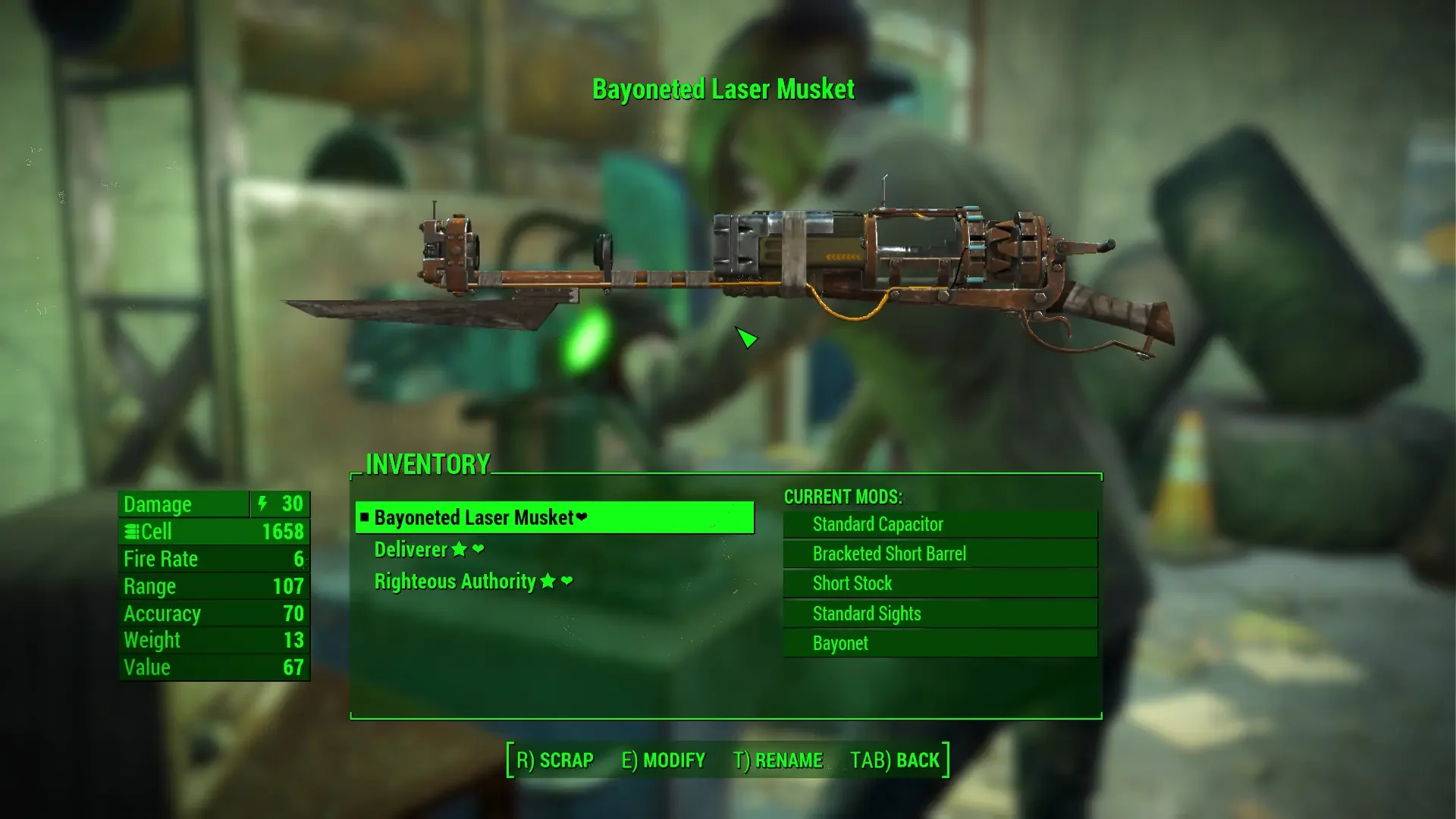 Bayoneted Laser Musket