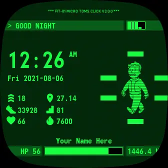 Main screen - Fallout 4 colors