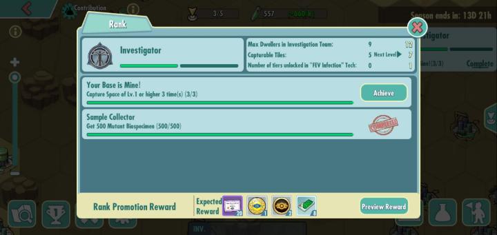 Progress and be rewarded