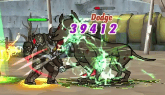 The first boss has a terrifying attack