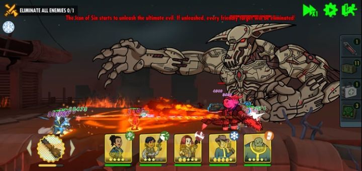 He's casting a spell... time to die