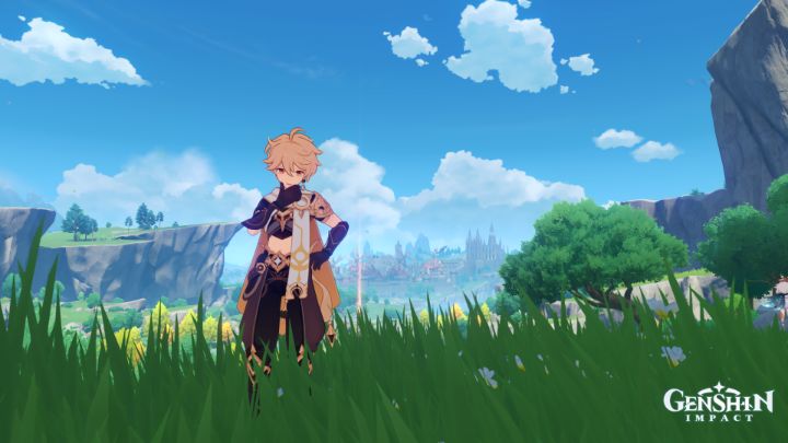 One of my first photos using the Genshin camera feature